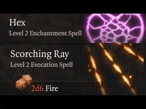The hex of scorching spell